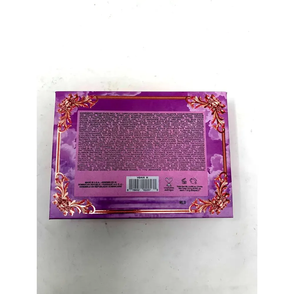 Lime Crime Venus III Eyeshadow Makeup Pallette NEW